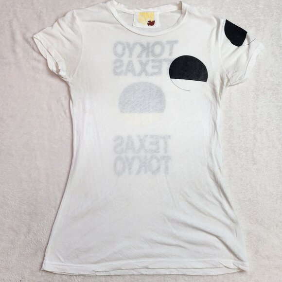 FreeCity Tokyo Texas White Short Sleeve Shirt (S) - Picture 4 of 6